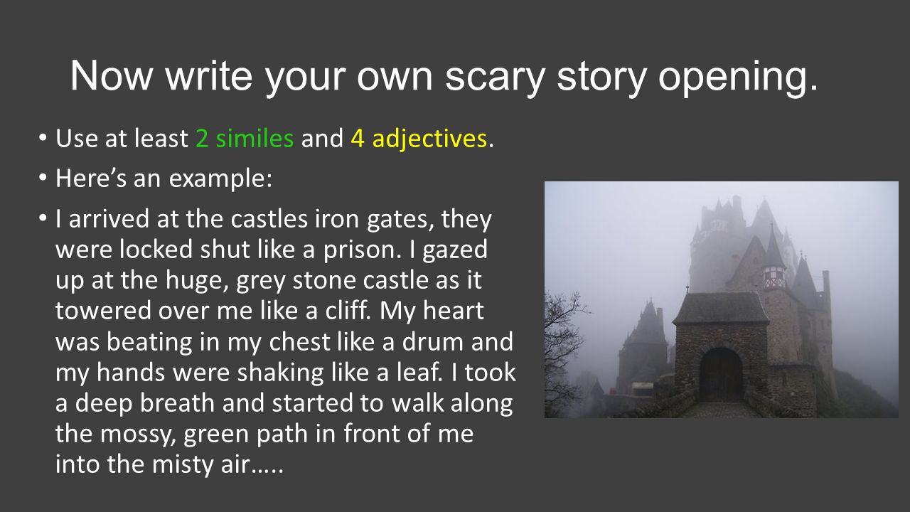 Ghost stories to write about